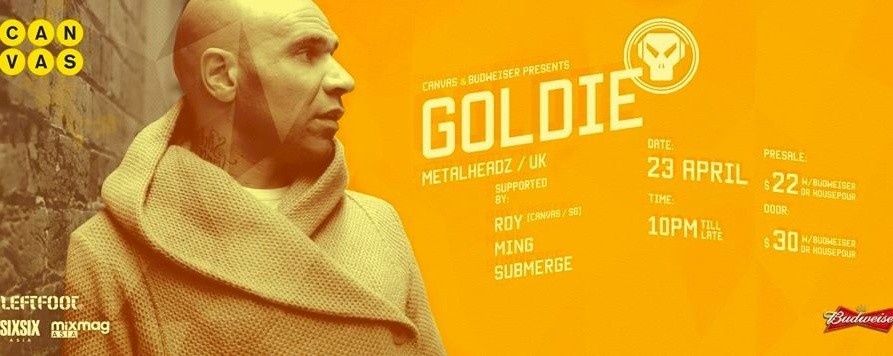 Canvas & Budweiser presents Goldie (Metalheadz, UK)